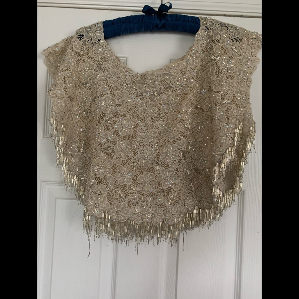 VINTAGE BEADED TOP